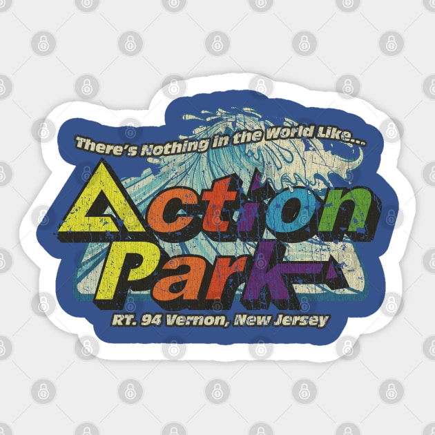 Action Park New Jersey 1978 Sticker by JCD666